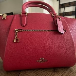 Coach Elise Satchel Red